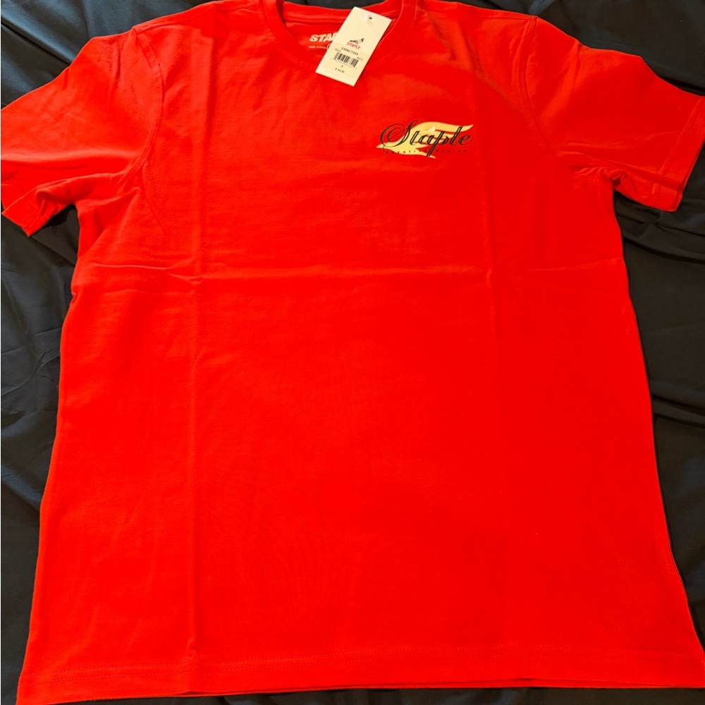 Staple Bold Red Short Sleeve Tee